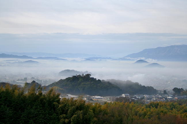 従二位浜田守様「雲海の大和三山」の写真