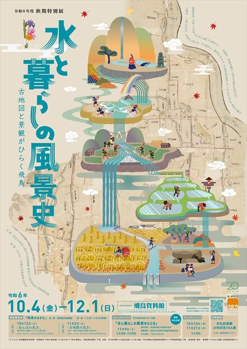 秋期特別展「水と暮らしの風景史 古地図と景観がひらく飛鳥」へのリンク