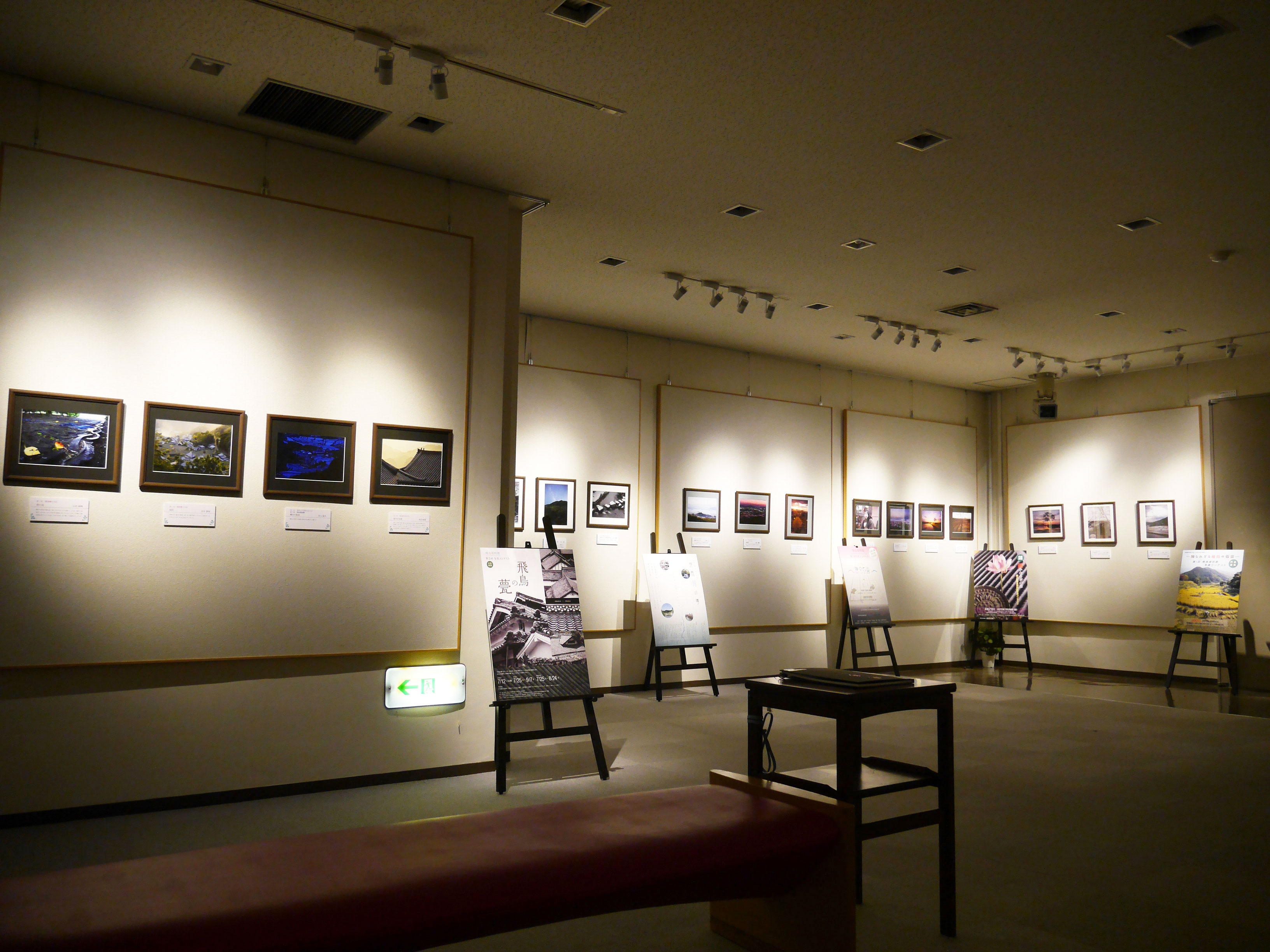 地下展示室での展示風景写真