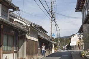 平成30年の飛鳥坐神社参道の写真