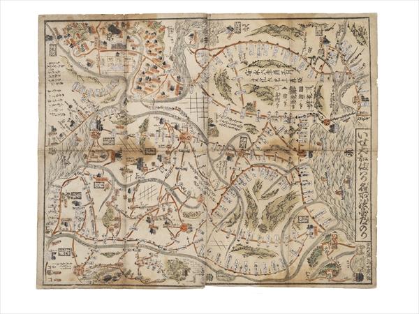 いせ大和名所絵図道のりの画像