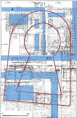 第二次大極殿及び内裏地区における神明野古墳の痕跡.jpg