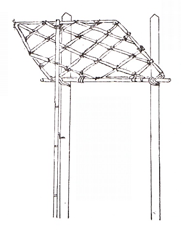 hanging lattice gate