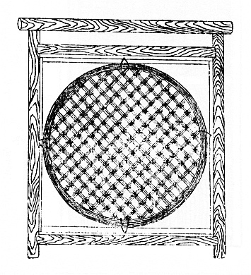 round window clotheshorse fence