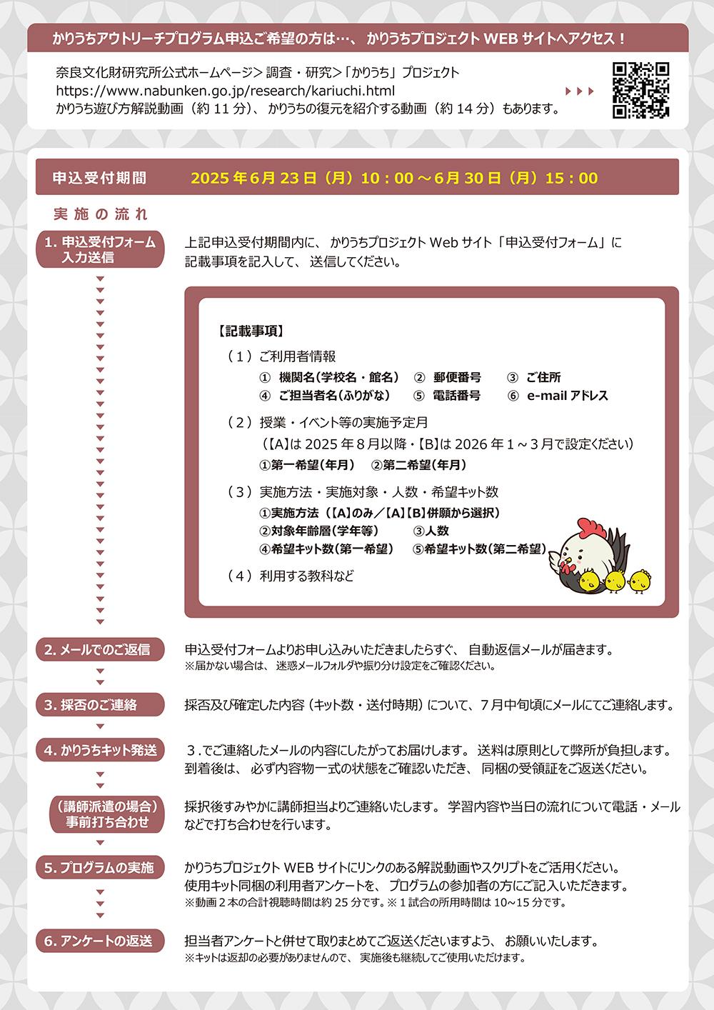 プログラムチラシ